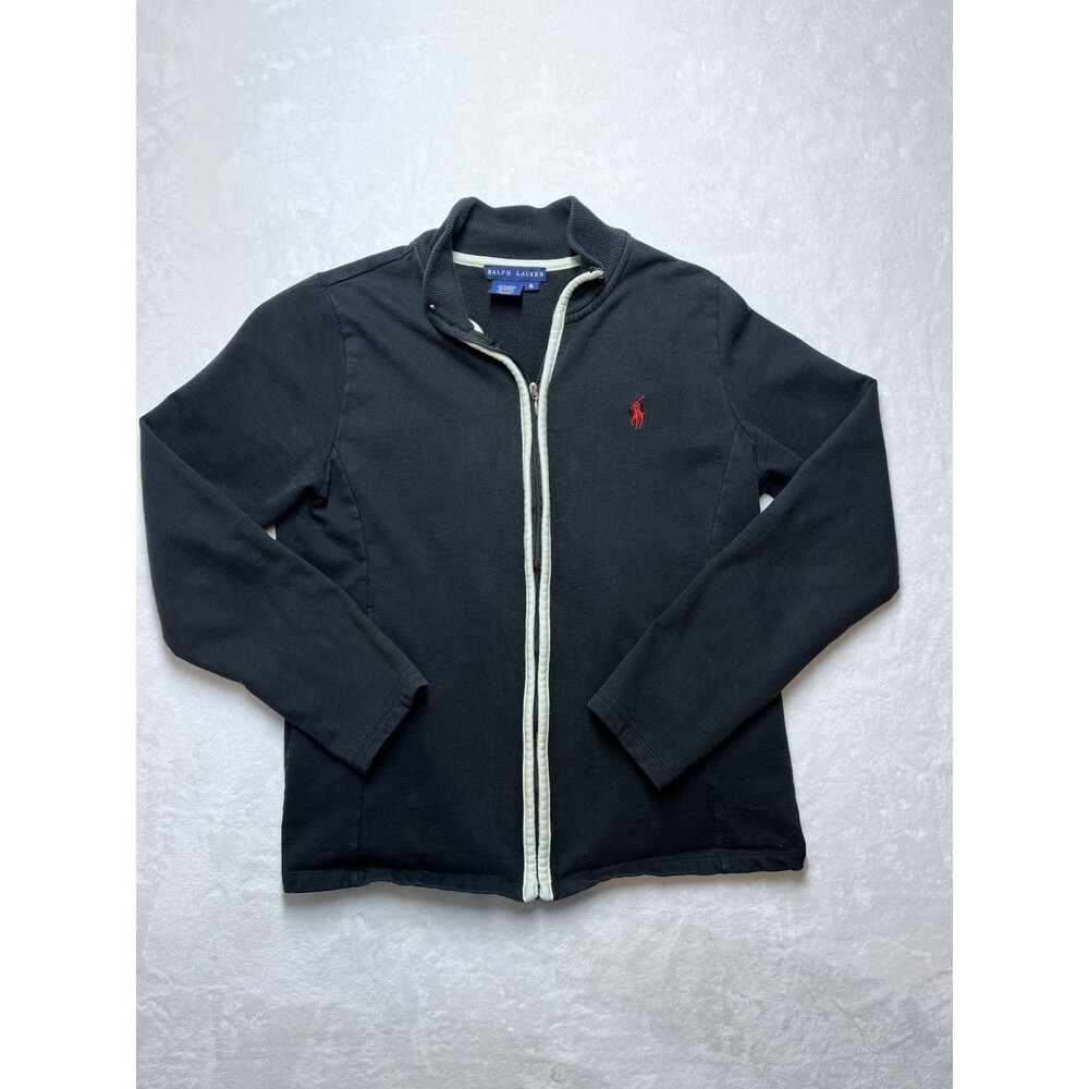 Ralph Lauren Women’s Full Zip Jacket Black Size S